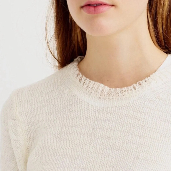 J.Crew Open Knit Wool Mohair Tunic Sweater - Picture 3 of 7